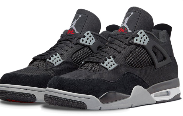 Air Jordan 4 Retro 'Black Canvas' – DH7138-006