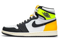 Air Jordan 1 Retro High OG White Black Volt University Gold