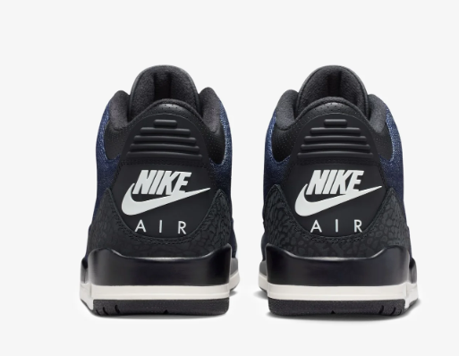 Air Jordan 3 Retro x Levi's Men's Sneakers 'Denim' – Black/Blue