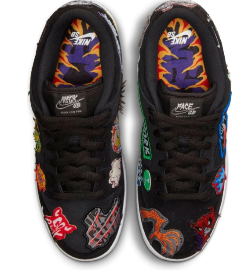 Nike x Neckface SB Dunk Low Pro – Black/White