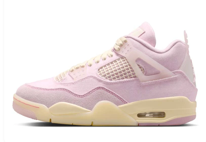 Air Jordan 4 Retro Women's Sneakers – Pearl Pink/Iced Carmine