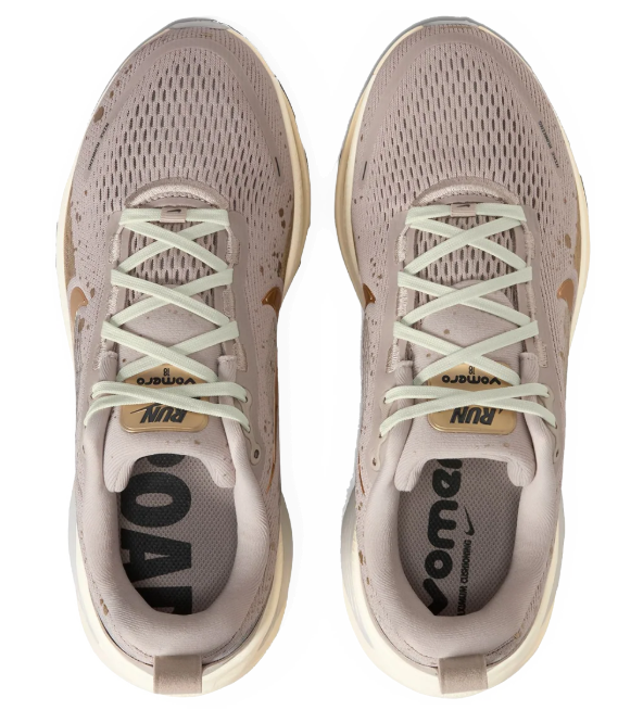 Nike Vomero 18 Running Shoes – Taupe, Cream & Gold