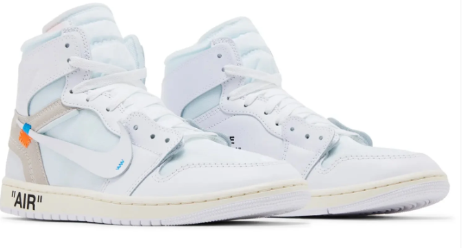 Off-White x Air Jordan 1 Retro High OG 'Alaska'