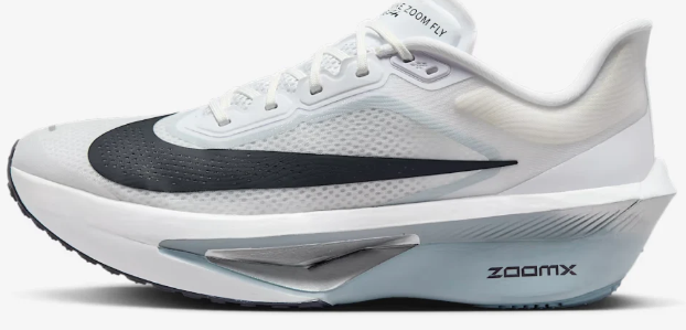 Nike Zoom Fly 6 Men's Running Shoes – White/Black/Smoke Grey