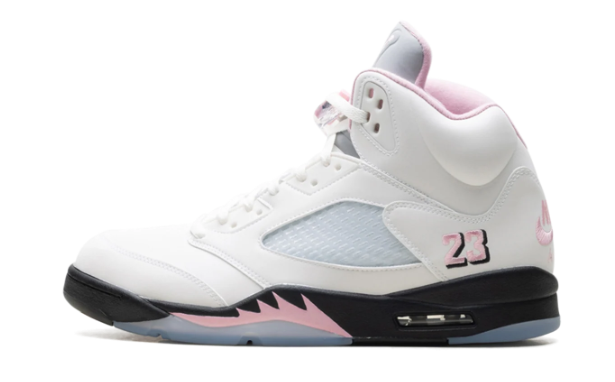 Air Jordan 5 Retro OG – White / Medium Soft Pink / Black