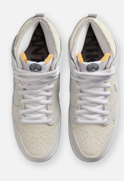 Nike SB x Anti Hero Dunk High Pro – White / White / Black