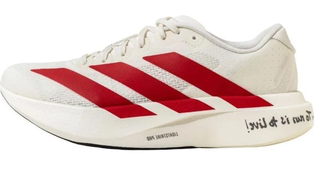 adidas Adizero Evo SL 'White / Red' – JS1182