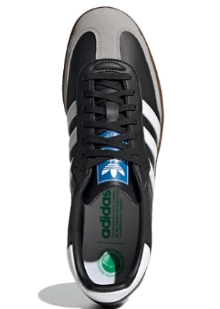adidas Samba Vegan 'Black White Brown' – H01878