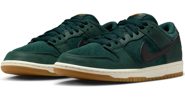Nike SB Orange Label Dunk Low Pro 'Deep Green/Gum'