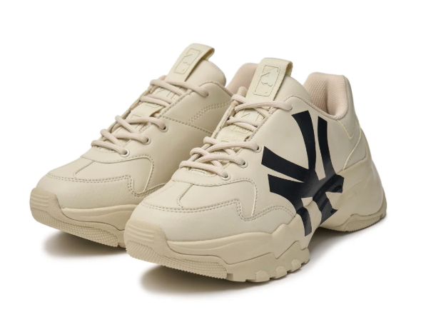 MLB Big Ball Chunky A 'NY Yankees' Sneaker – Beige