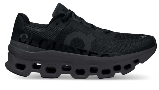 On Cloudmonster Women's Running Shoes – Black/Magnet