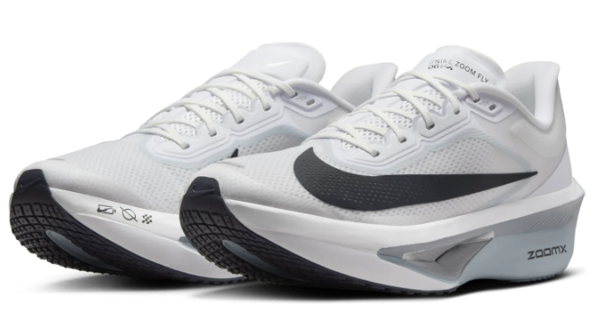 Nike Zoom Fly 6 Men's Running Shoes – White/Gridiron/Pure Platinum