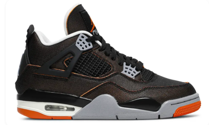 Air Jordan 4 Retro 'Starfish' – Orange/Black/White