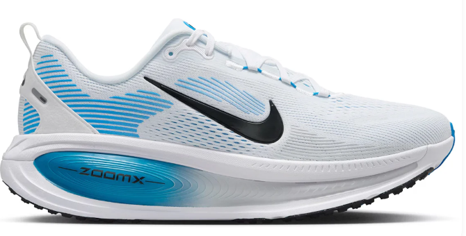 Nike Vomero 18 Running Shoes – White/Blue/Black