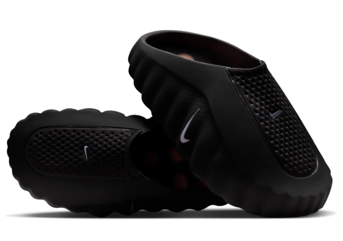 Nike Mind 001 "Black Chrome" Mules