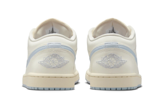 Air Jordan 1 Low Women's Sneakers – Cream / Light Blue