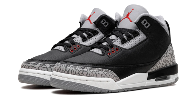 Air Jordan 3 Retro GS Black Cement