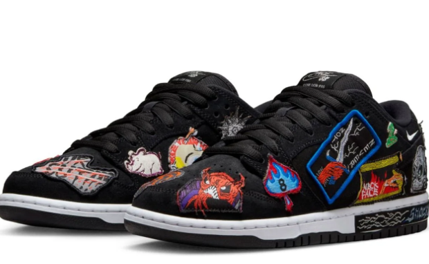 Nike x Neckface SB Dunk Low Pro – Black/White