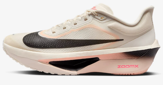 Nike Zoom Fly 6 Running Shoes – Cream/Black/Pink