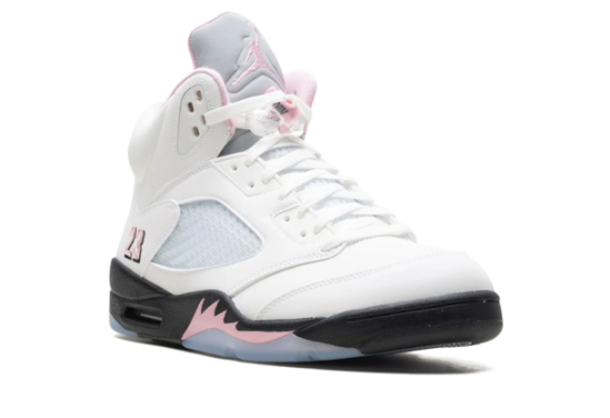 Air Jordan 5 Retro OG – White / Medium Soft Pink / Black