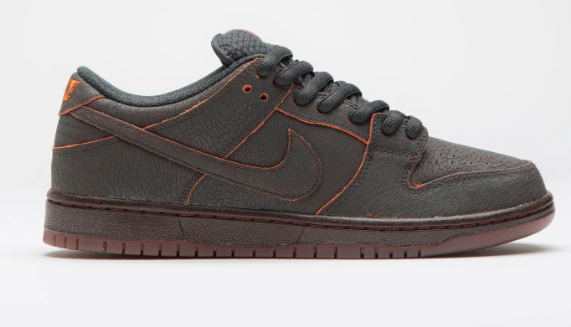 Nike Leather & Textile Skate Shoes 'Dark Brown/Gum'