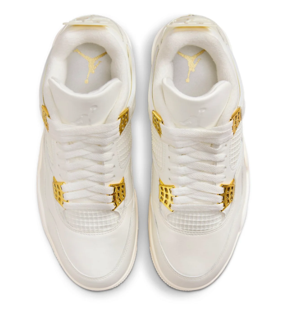 Women's Air Jordan 4 Retro 'Metallic Gold' – AQ9129-170