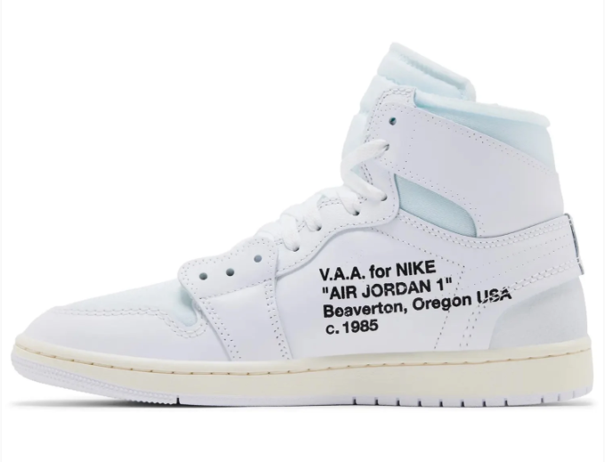 Off-White x Air Jordan 1 Retro High OG 'Alaska'