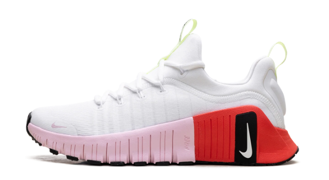 Nike Free Metcon 6 Women's Training Shoes – White/Barely Volt