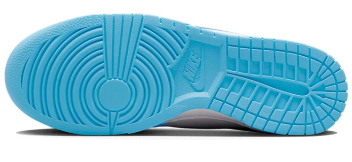 Nike Dunk High Retro "Blue Chill" – White, Blue & Yellow Leather Sneaker