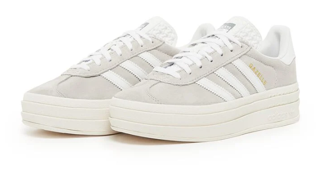 Women's adidas Gazelle Bold 'Grey White' – HQ6893