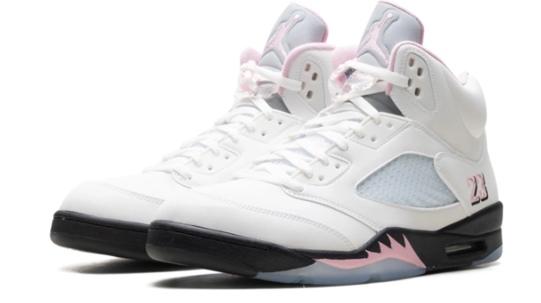 Air Jordan 5 Retro OG – White / Medium Soft Pink / Black