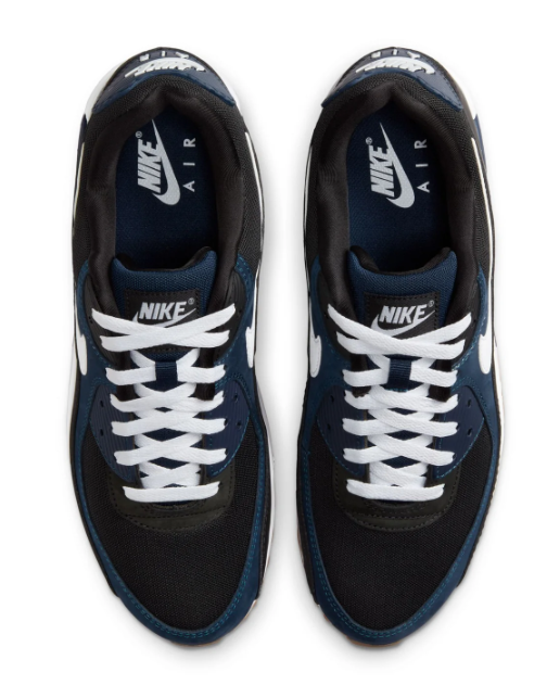 Nike Air Max 90 Men's Shoes – Black / Reflect Silver