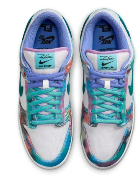 Futura Laboratories x Nike SB Dunk Low 'Bleached Aqua'
