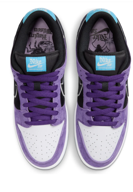 Hayley Wilson x Nike SB Dunk Low – Purple / Black / White